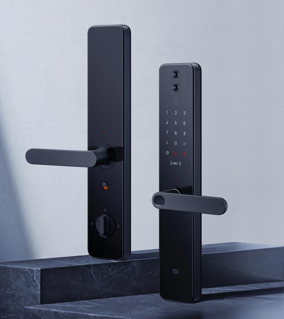 Дверной замок Xiaomi Smart Door Lock Pro (XMZNMS05LM), 2 камеры, NFC,  5000мАч