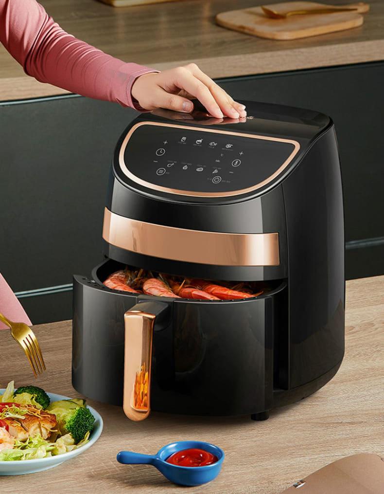 Аэрофритюрница Xiaomi Deerma Air Fryer (DEM-KZ100), 3л, 1000Вт — купить в  Красноярске. Состояние: Новое. Кухонная на интернет-аукционе Au.ru