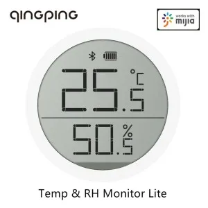 Датчик температуры и влажности Qingping Temp &amp; RH Monitor Lite (CGDK2), BLE 5.0, LCD, CR2430