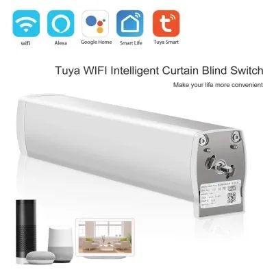 Мотор раздвижных штор Tuya WIFI Smart Curtain Monor E14853EU, WI-FI/Smart Life, 1.2N, 40Вт