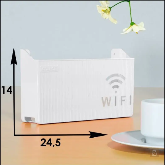 Держатель для роутера на стену, 245х60х140мм, ПВХ
