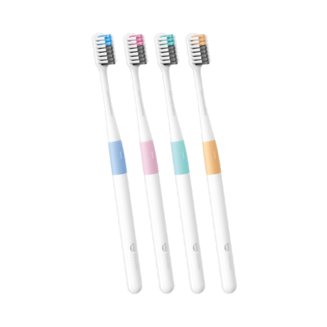 Зубная щетка Dr.Bei Pasteur toothbrush, 4 шт + футляр