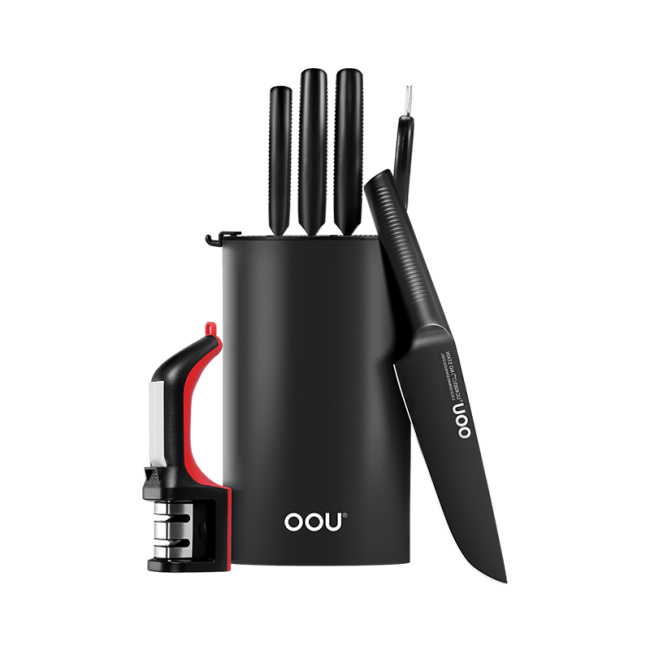 Набор ножей OOU black shark kitchen full set, 7 предметов