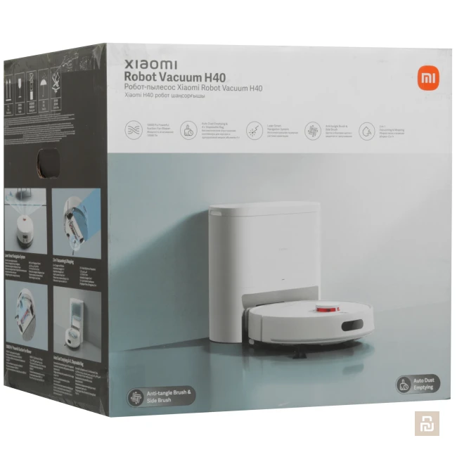 Пылесос-робот с влажной уборкой Xiaomi H40 (D101), 10000Па/5200мАч (180мин)