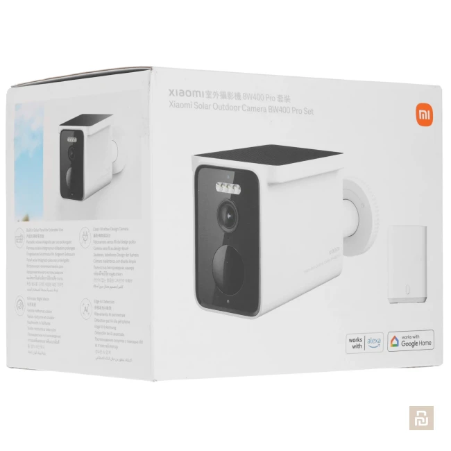 Камера наружного наблюдения Xiaomi Solar Outdoor Camera BW400 Pro Set, 1/2,7” 2.5K/4Мп/1440p, 10000мАч Камера наружного наблюдения Xiaomi Solar Outdoor Camera BW400 Pro Set, 1/2,7” 2.5K/4Мп/1440p, 10000мАч