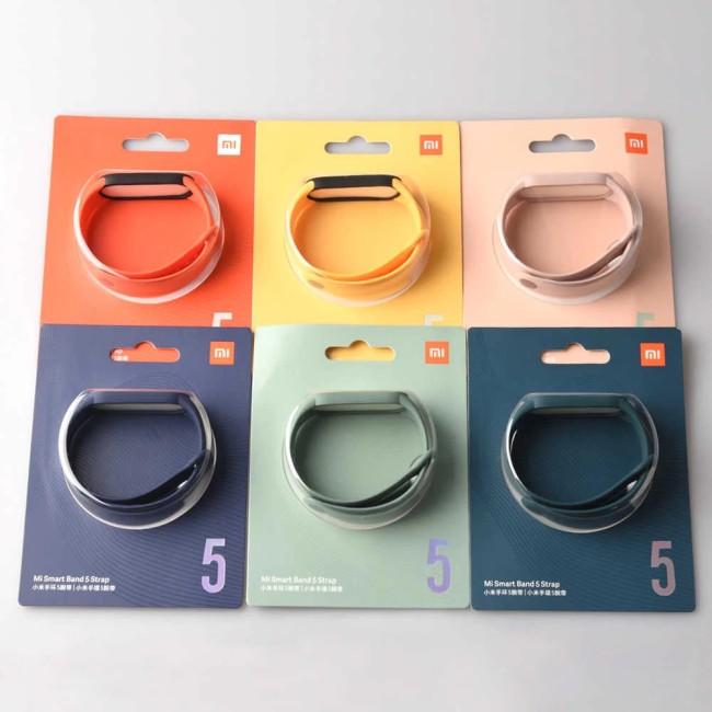 Ремешок силиконовый Xiaomi Mi Smart Band 5 Strap (XMWD04HM), ORIGINAL