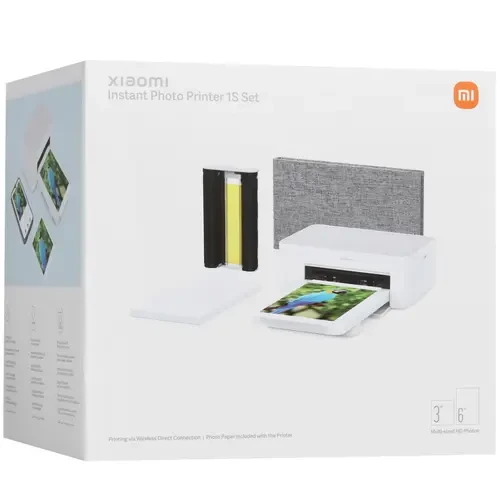 Фотопринтер Xiaomi Instant Photo Printer 1S Set (ZPDYJ03HT), 300x300 dpi