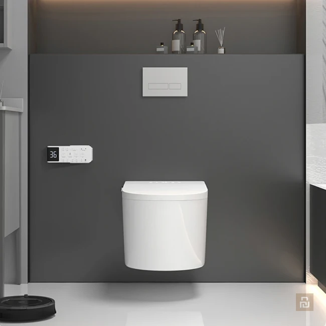 Унитаз умный настенный MEISHIDA-953F, автомат, пена, 2 пульта, русский голос