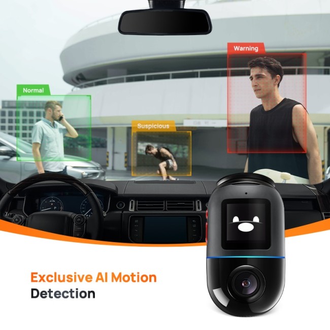 Видеорегистратор 70mai Dash Cam X200 Omni 360°, 30fps, F1.5, GPS, eMMC