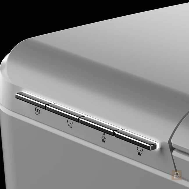 Унитаз умный MEISHIDA-960F, автомат, русский голос, пена, удаление накипи, арома