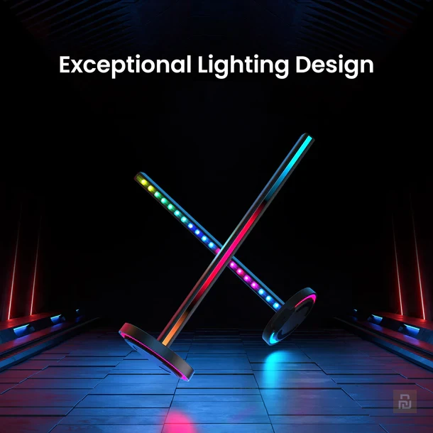 Панель световая Yeelight Beam RGBIC (YLFWD-0021), 12Вт, Matter