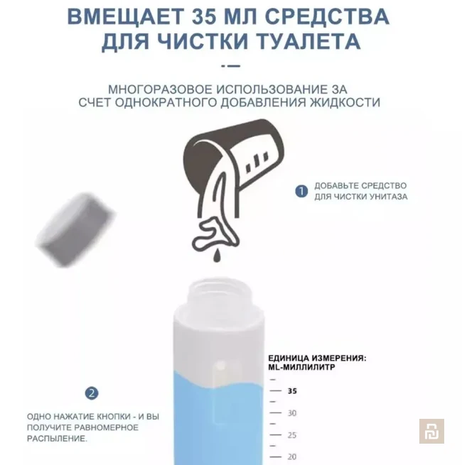 Ёршик для унитаза с моющим средством