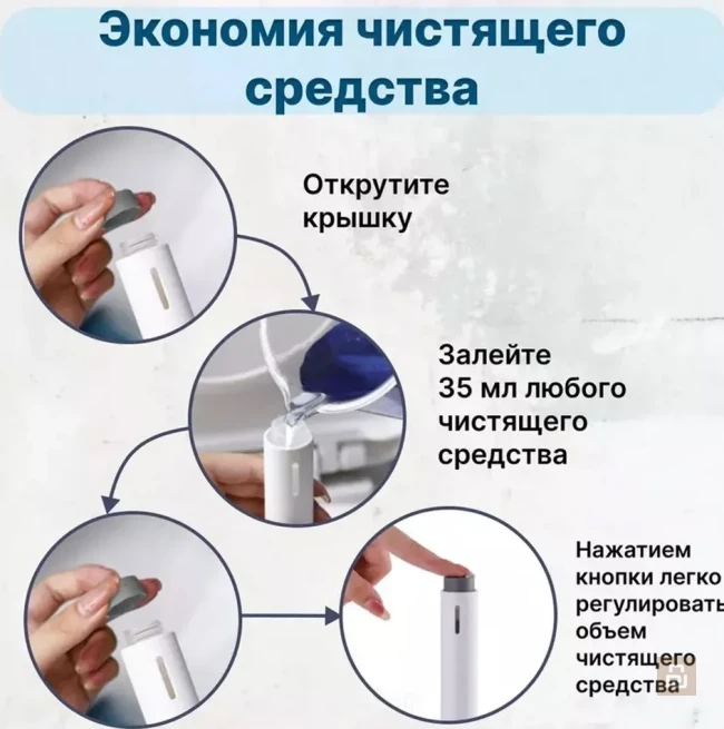 Ёршик для унитаза с моющим средством