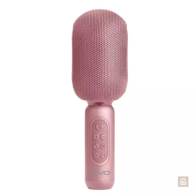Микрофон Караоке Mivo MK-007, 2x5Вт, BLE 5.3/FM/mSD, 1200мАч, 10м Микрофон Караоке Mivo MK-007, 2x5Вт, BLE 5.3/FM/mSD, 1200мАч, 10м