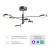 Люстра Yeelight Arowana Chandelier C2103 (YLDL030) 4-6-8 плафонов, 27000-6000K, 