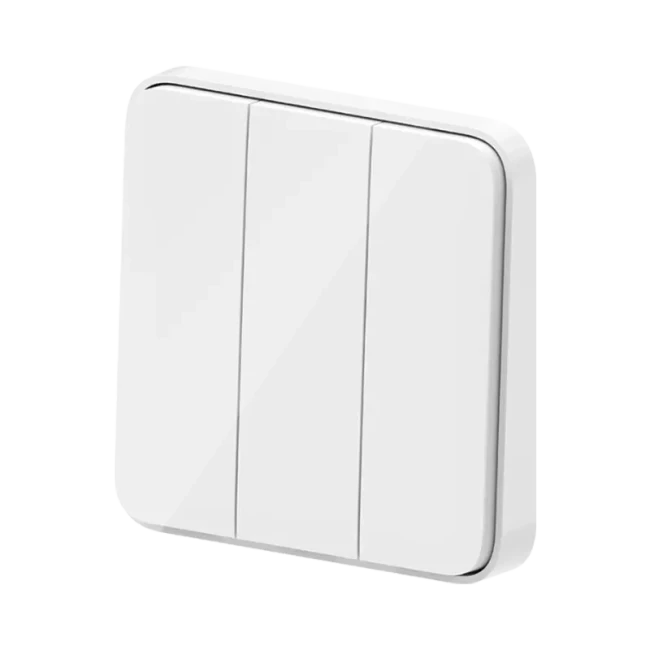Выключатель настенный Xiaomi Mijia Smart Wall Switch (DHKG0xZM), BLE Mesh, 200Вт, IP30
