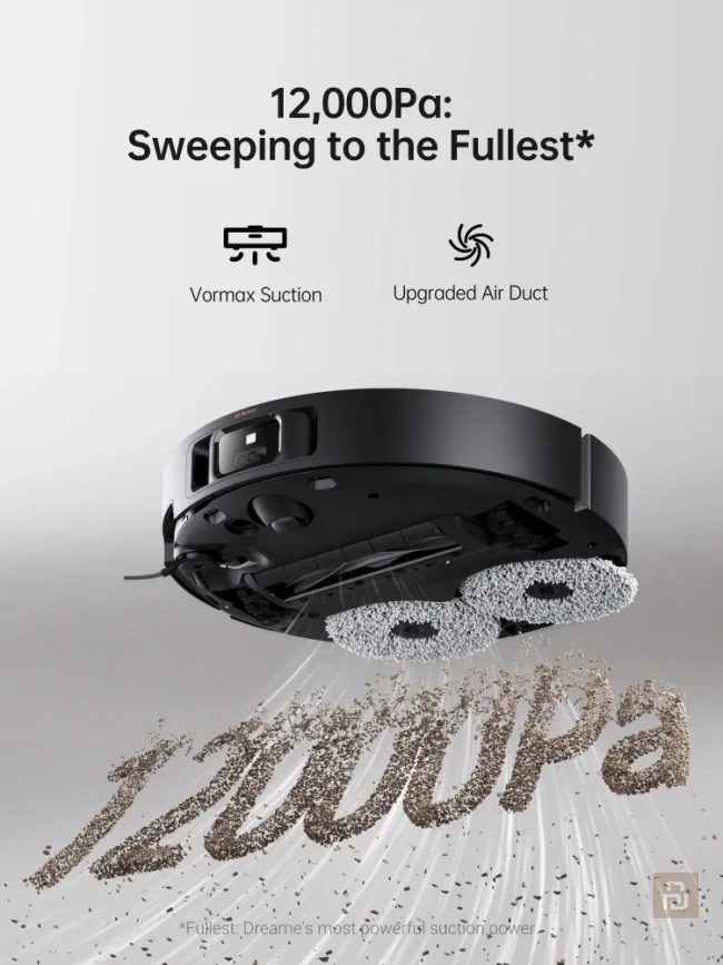 Самоочищающийся робот для подметания и мытья полов Dreame X40 Ultra (RLX63CE), 12000Па/6400мАч