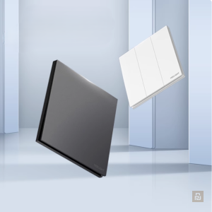 Выключатель ультратонкий Yeelight Atom Switch (YLYKG0012), SLISAON/Flex, 1-2-3кл, 0,52см