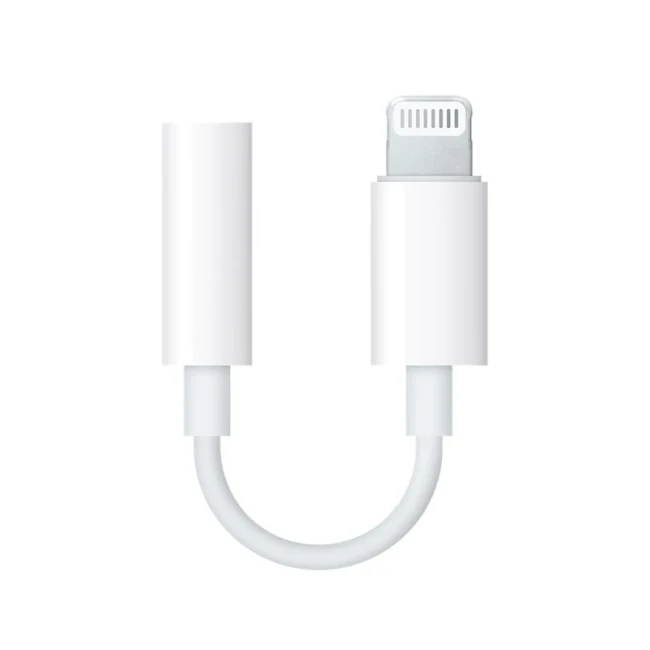 Переходник для наушников Lightning на 3,5 мм. Lighting to 3.5 mm Headphone Jack Adapter