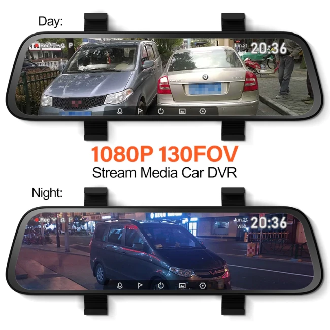 Видеорегистратор - зеркало заднего вида 70mai Smart Rearview Mirror (MiDrive D07), 9.35" Видеорегистратор - зеркало заднего вида 70mai Smart Rearview Mirror (MiDrive D07), 9.35"