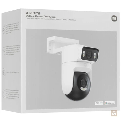 Камера наружного наблюдения Xiaomi Outdoor Camera CW500 Dual (MJSXJ08HL), 2.5K/4Мп/1440p, F1.6, IP66, 256Мб Камера наружного наблюдения Xiaomi Outdoor Camera CW500 Dual (MJSXJ08HL), 2.5K/4Мп/1440p, F1.6, IP66, 256Мб
