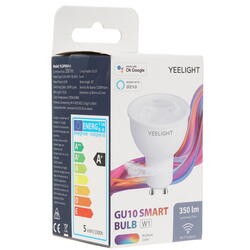 Лампа LED GU10 Yeelight Smart LED Bulb W1 (YLDP004-A), Wi-Fi, 4.5Вт/350Лм, RGB/2700-6500К