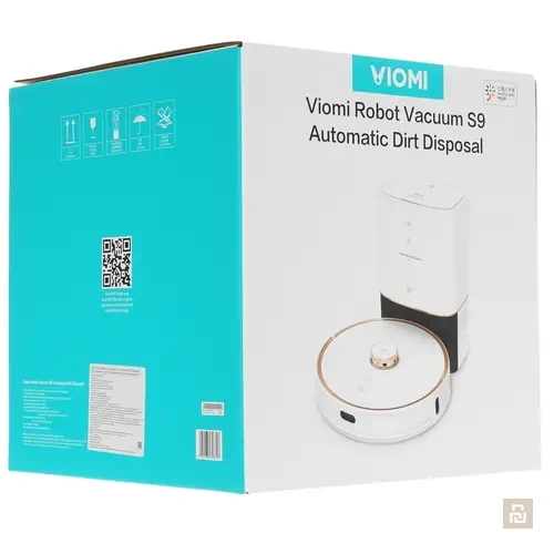 Пылесос-робот с базой самоочистки Viomi S9 (V-RVCLMD28A), 2700Па/5200мАч Пылесос-робот с базой самоочистки Viomi S9 (V-RVCLMD28A), 2700Па/5200мАч