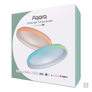 Светильник потолочный Aqara Color T1M (CL-L02D), Zigbee 3.0, 40Вт, RGBIC/2700-6500K