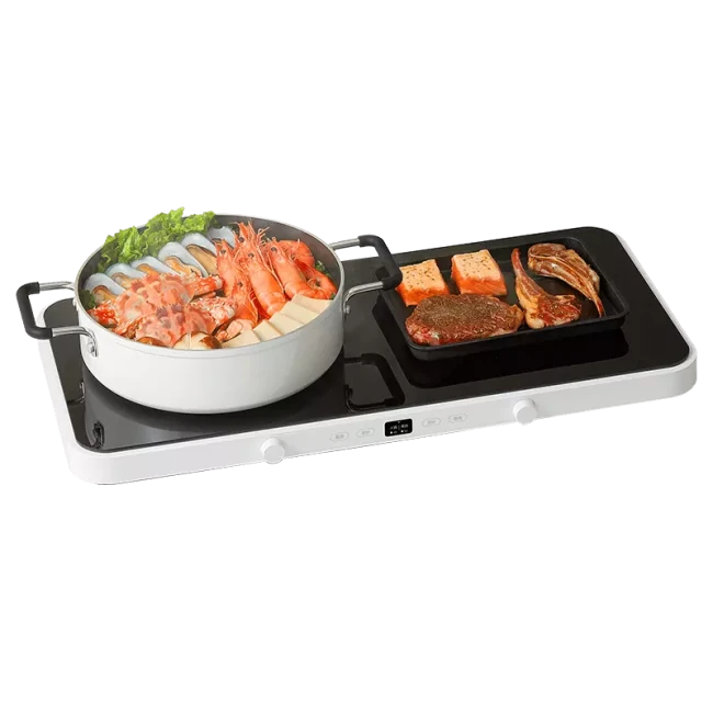 Плита индукционная Xiaomi Mijia Double-Port Cooker (MDCLD01ACM), 2200Вт