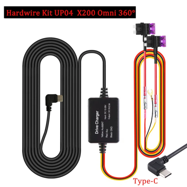 Парковочный кабель для регистратора 70mai Hardwire Kit (UP04), для M500/X200