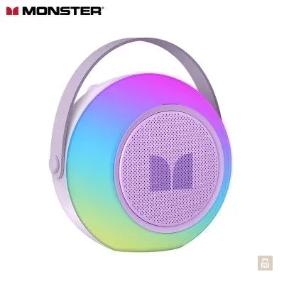 Колонка караоке MONSTER M8 (MS62112), 8Вт/2400мАч, USB/AUX, 2 микрофона