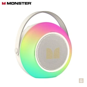 Колонка караоке MONSTER M8 (MS62112), 8Вт/2400мАч, USB/AUX, 2 микрофона