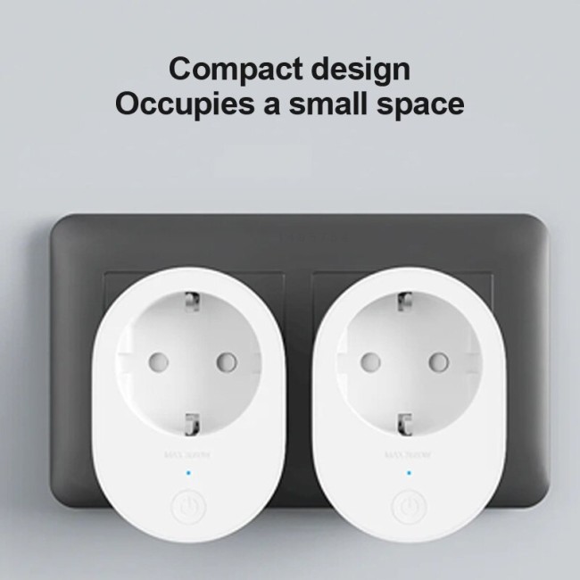 Розетка умная Xiaomi Smart Plug 2 (ZNCZ302KK), Wi-Fi/BLE 5.0, 16A/3680Вт