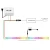 Лента адресная COB RGBWW WS2814 (FPC-50010-4C36B*4), 24В, 576LEDs, 18Вт/м, 12мм, IP20