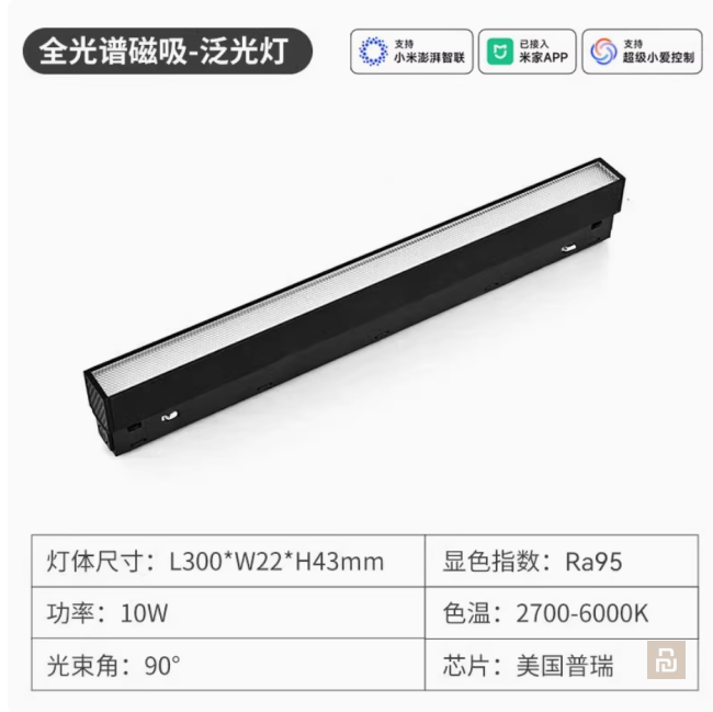 Светильники трековый магнитный Yeelight Full Spectrum Magnetic Suction R22 , RG0, RA95, 2700-6000K