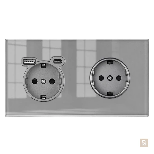 Розетки VISWE, стекло