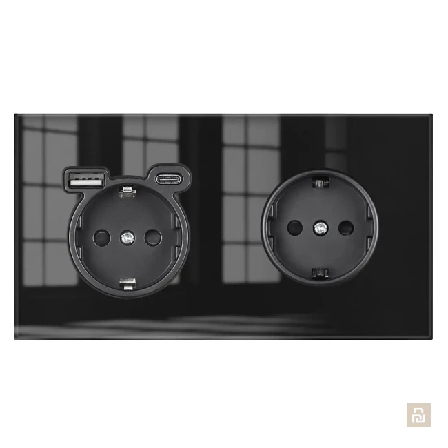 Розетки VISWE, стекло