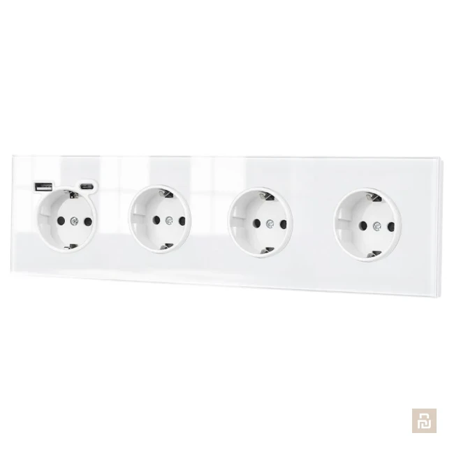 Розетки VISWE, стекло