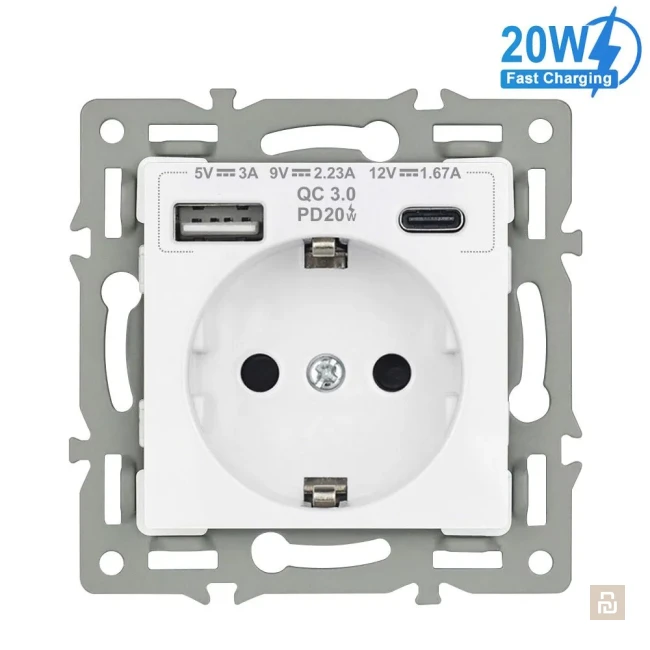 Розетки VISWE, стекло