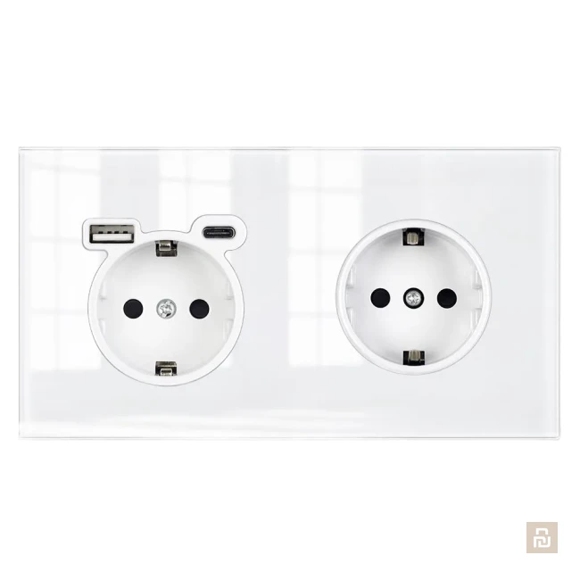 Розетки VISWE, стекло