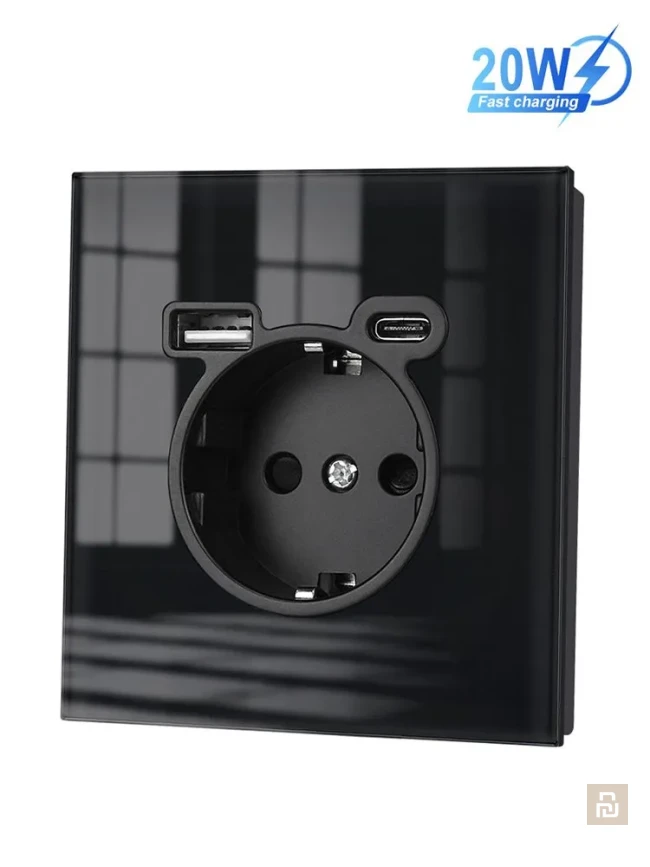 Розетки VISWE, стекло