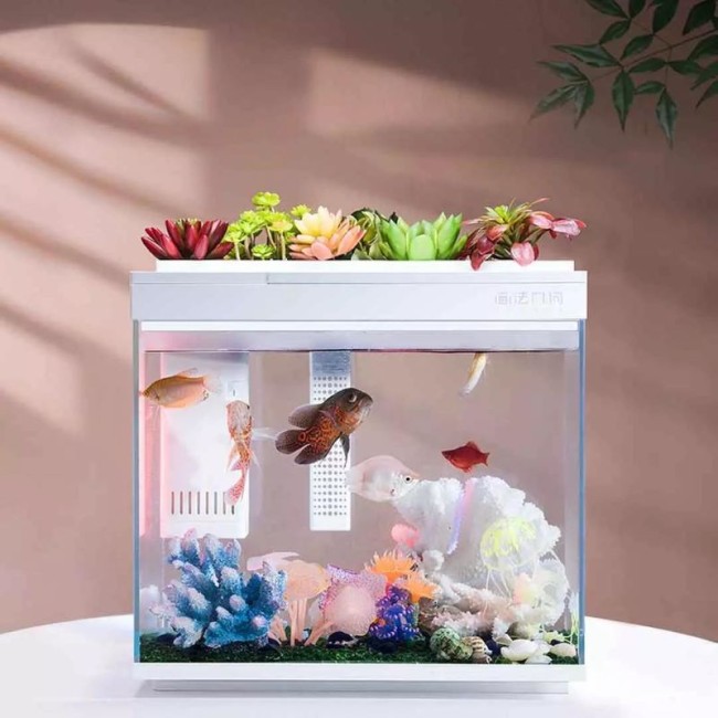 Аквариум Descriptive Geometry AI Smart Modular Fish Tank Exploration Edition (HF-JHB 001), 30л