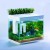 Аквариум Descriptive Geometry AI Smart Modular Fish Tank Exploration Edition (HF-JHB 001), 30л