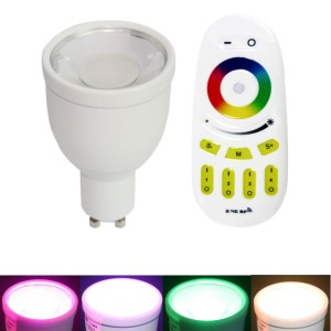 Лампа LED GU10 Mi Light, 4/5Вт, RGB-WW (3000K), WI-FI