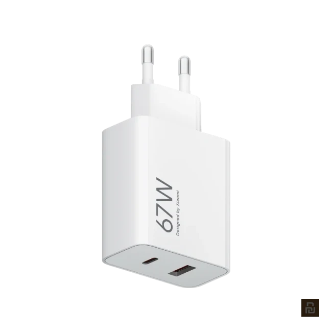 Блок питания Xiaomi 67W GaN Dual Port Charger 1A1C (MDY-18-EB), 67Вт, USB-A/USB-C