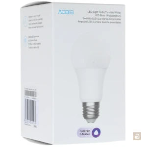 Лампа LED E27 Aqara Smart Bulb (ZNLDP12LM), ZigBee, 9Вт/806Лм, 2700-6500K