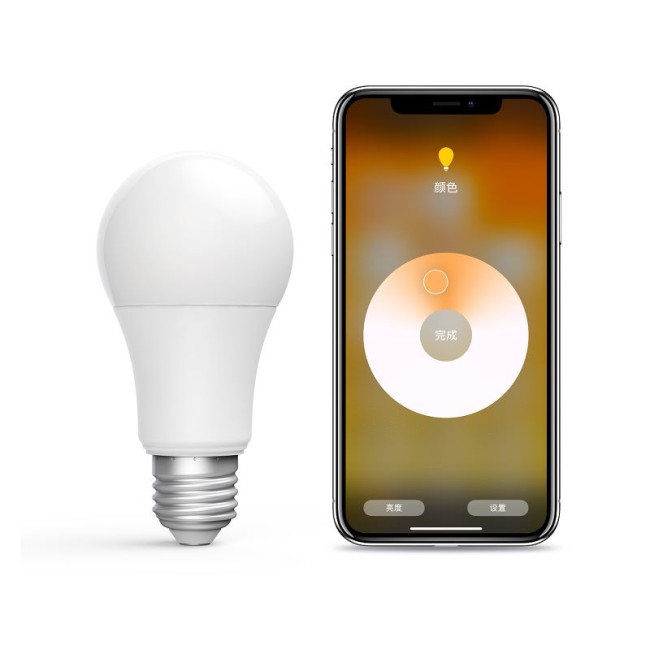 Лампа LED E27 Aqara Smart Bulb (ZNLDP12LM), ZigBee, 9Вт/806Лм, 2700-6500K