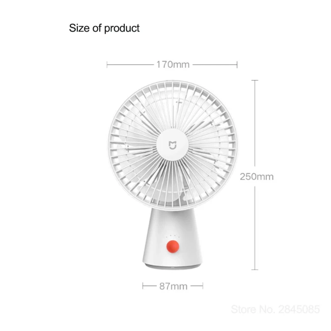 Вентилятор перезаряжаемый мини Xiaomi Rechargeable Mini Fan (ZMYDFS01DM), 4000мАч, ароматизация