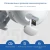 IP камера наружная iMiLAB EC6 Dual (CMSXJ68A), 3+3Мп/1296p, WI-FI/LAN, прожектор, до 256Гб