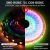 Лента адресная COB WS2811 COXO S5000-420-DRGB-V24-NWP-W10-P10B-A35-3M, 24В, 420led, 10Вт/м, IP20, 1м